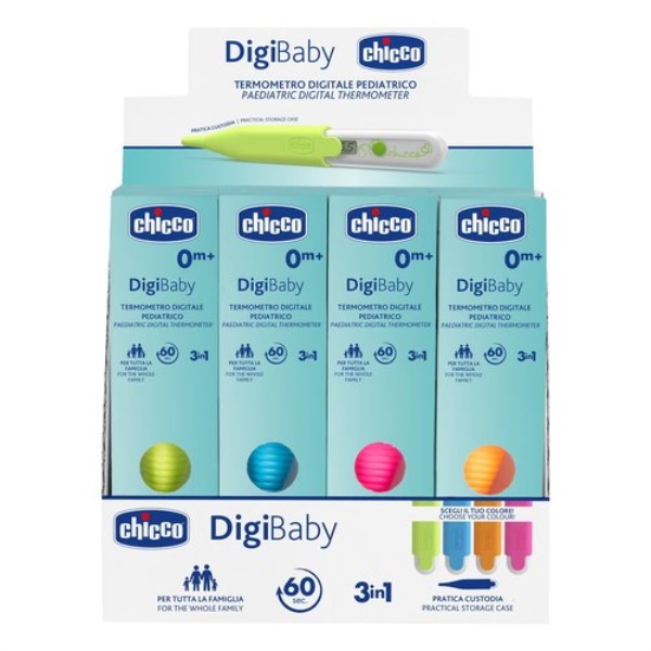 Termometro corporeo Chicco 11836 DIGIBABY Pediatrico Assortito