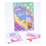 Nice - Gioco creativo Nice 90031 DIAMANTINY Quadro mosaico 3D Unicorn Assorti