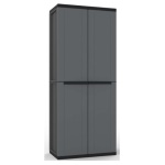 Terry - Armadio plastica Terry 1003199 J BASE 268 Grigio sky e Nero