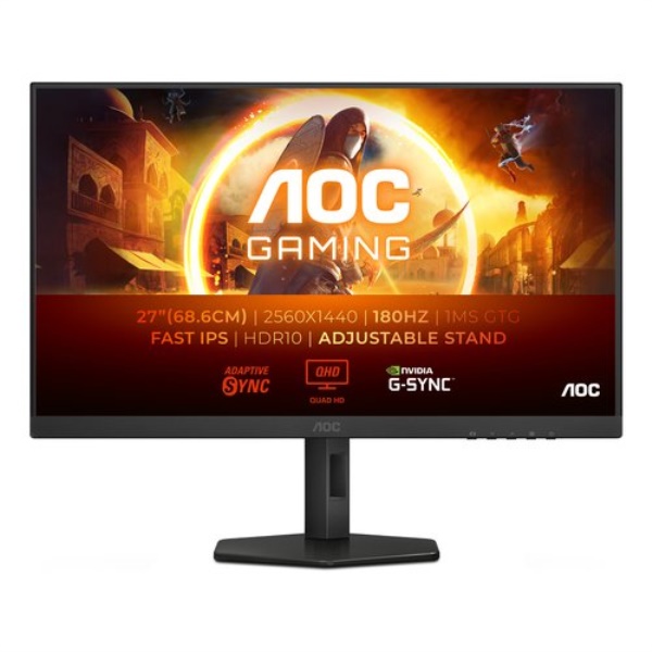 Monitor Aoc Q27G4XF QHD Pivot Black