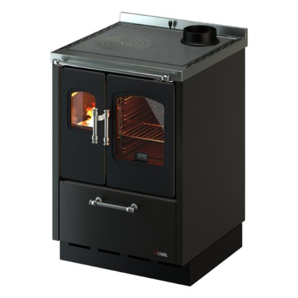 Cucina legna Cadel 7022222 SMART 60VS Antracite