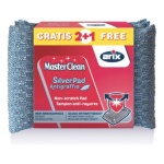 Arix - Set spugne Arix 22214 MASTERCLEAN Silver Pad antigraffio antibatterich