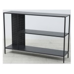 Amicasa - Scaffale arredo Amicasa BORNEO Nero