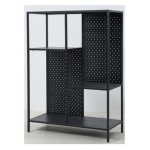 Scaffale arredo Amicasa SUMATRA Nero