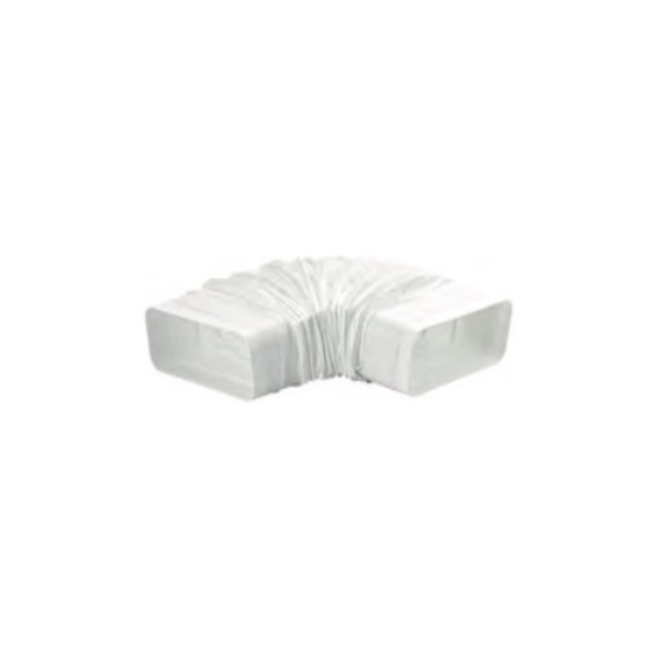 Tubo cappa Airforce AFTUBFGE Piatto flessibile Bianco