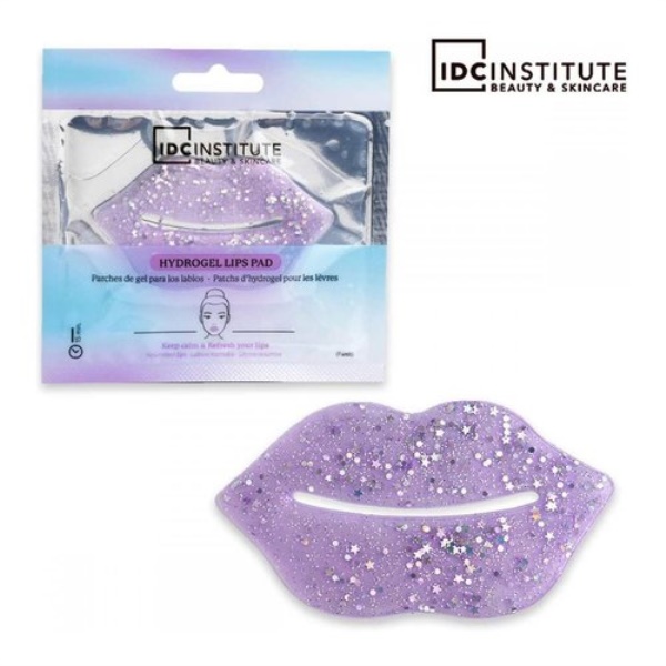 Maschera bellezza Idc Institute Glitter Lip Pads Purple 1 Pezzo