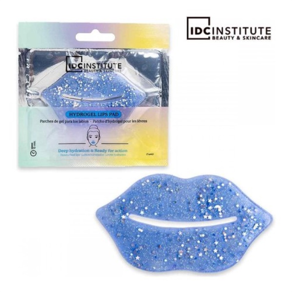 Maschera bellezza Idc Institute Glitter Lip Pads Blue 1 Pezzo