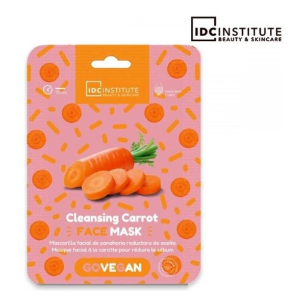 Maschera bellezza Idc Institute Viso Vegana Alla Carota Per Pelli Sens
