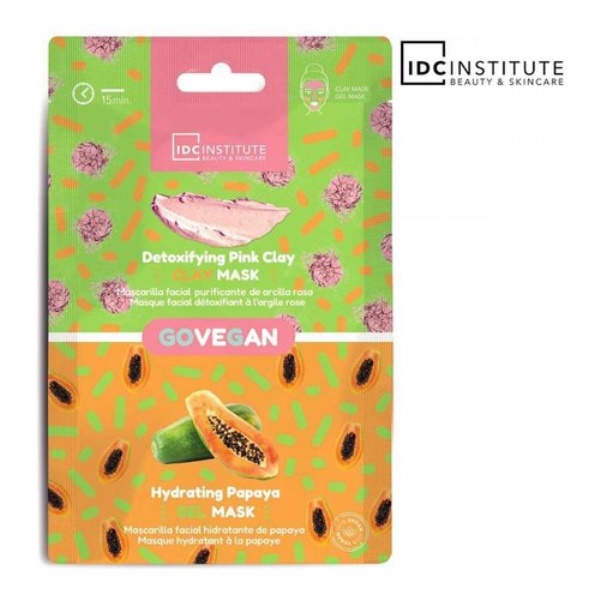 Maschera bellezza Idc Institute Duo Argilla Rosa & Papaya 12 ml