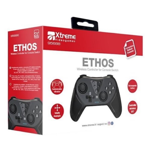 Gamepad Xtreme 95688 SWITCH Ethos Black