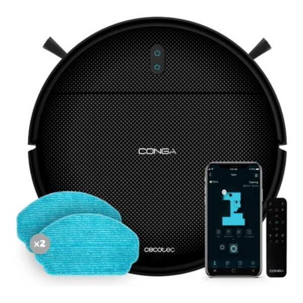 Robot lava pavimenti Cecotec 08066 CONGA 999 Map X Treme Black