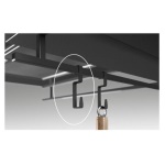 Airforce - Accessorio cappa Airforce AFCGMESFRAME1 FRAME Gancio Portamestolo Nero