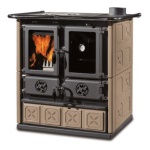 Nordica - Cucina legna Nordica 7013115 ROSETTA 5.0 VST Maiolica Tortora