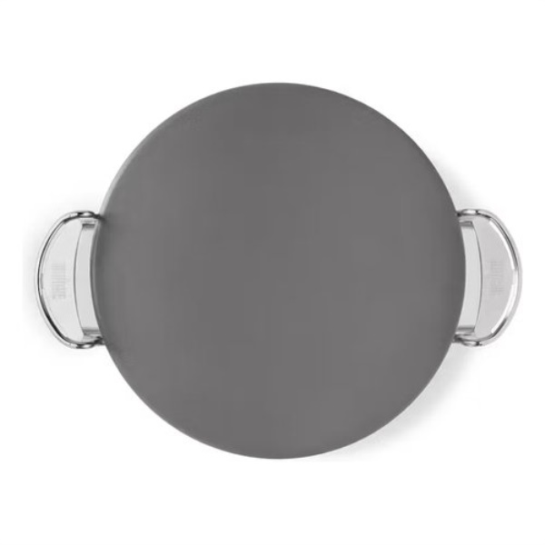 Pietra pizza Weber 8861 CRAFTED GOURMET rotonda con supporto Grigio
