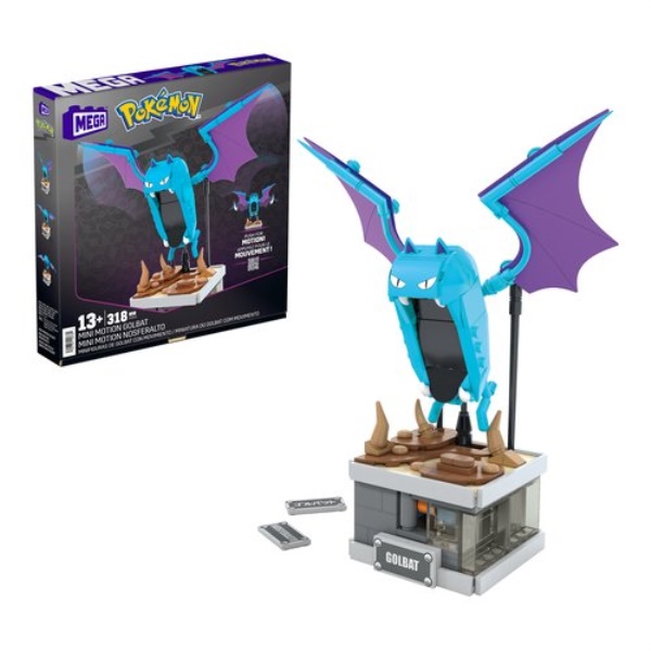 Costruzioni Mega Bloks HTH72 POKÉMON Mini Motion Golbat