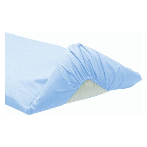 Lenzuolo carrozzina Italbaby 030 0060 22 TINTA UNITA con angoli Azzurr