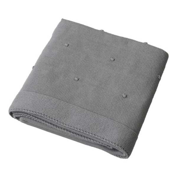 Coperta carrozzina Italbaby 020 2200 08 MORBIDO POIS maglia Grigio