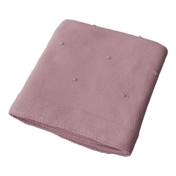 Coperta carrozzina Italbaby 020 2200 01 MORBIDO POIS maglia Rosa