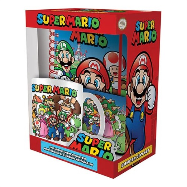 Set regalo videogioco Pyramid International GP85388 SUPER MARIO Bumper