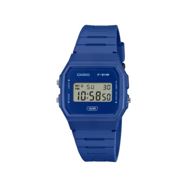 Orologio Casio F 91WB 2A1EF Blue
