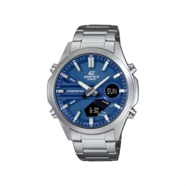 Orologio Casio EFV C120D 2AEF EDIFICE Silver e Blue
