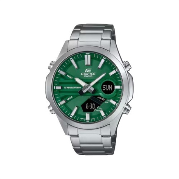 Orologio Casio EFV C120D 3AEF EDIFICE Silver e Green
