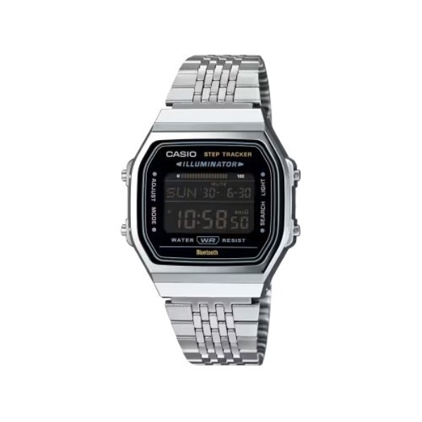 Orologio Casio ABL 100WE 1BEF ICONIC Bluetooth Silver