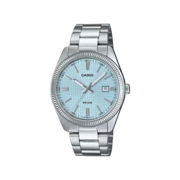 Orologio Casio MTP 1302PE 2AVEF STANDARD Silver e Blue