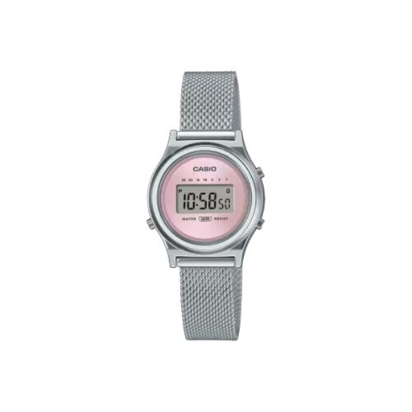 Orologio Casio LA700WEM 4AEF MINI Silver e Pink