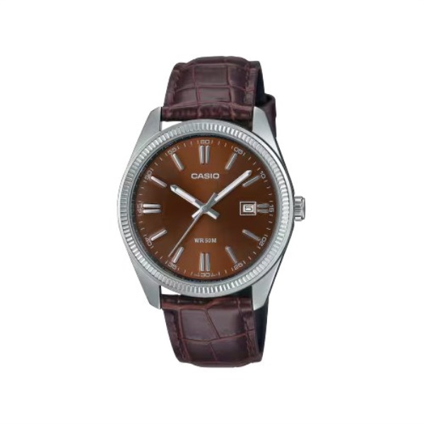 Orologio Casio MTP 1302PL 5AVEF STANDARD Silver e Brown
