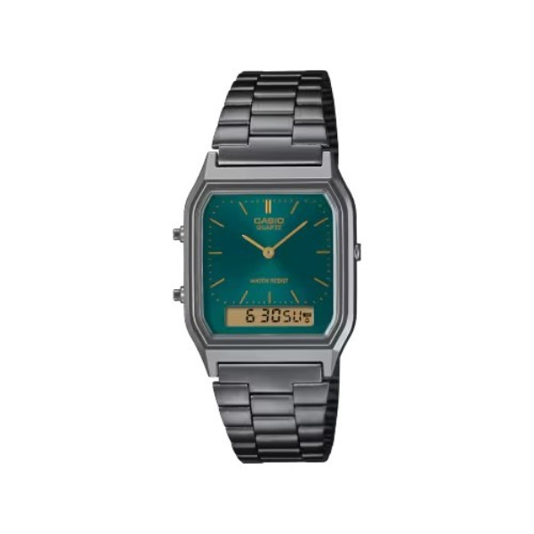 Orologio Casio AQ 230EGG 3AEF EDGY Grey e Green