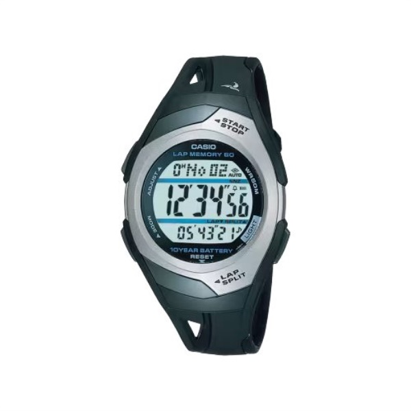 Orologio Casio STR 300C 1VEF SPORTS Black e Silver