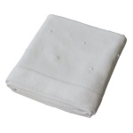 Italbaby - Coperta lettino Italbaby 020 2200 05 MORBIDO POIS Maglia Bianco