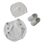 Italbaby - Set regalo Italbaby 050 8300 05 PRIME COCCOLE benvenuto Bianco