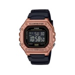 CASIO - Orologio Casio W 218HM 5BVEF Black e Bronze