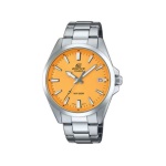 CASIO - Orologio Casio EFV 100D 9AVUEF EDIFICE Silver e Yellow
