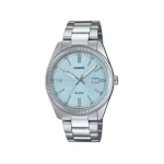 CASIO - Orologio Casio MTP 1302PE 2AVEF STANDARD Silver e Blue