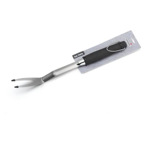 Forchettone barbecue Ompagrill FO470 EXPERT Cromo e Nero