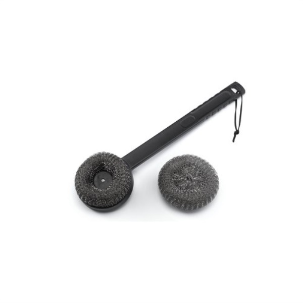 Spazzola barbecue Ompagrill SP950 con ricambio spugna Nero