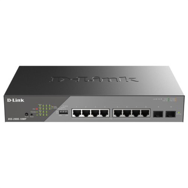 Switch di rete D Link DSS 200G 10MP SURVEILLANCE Gray