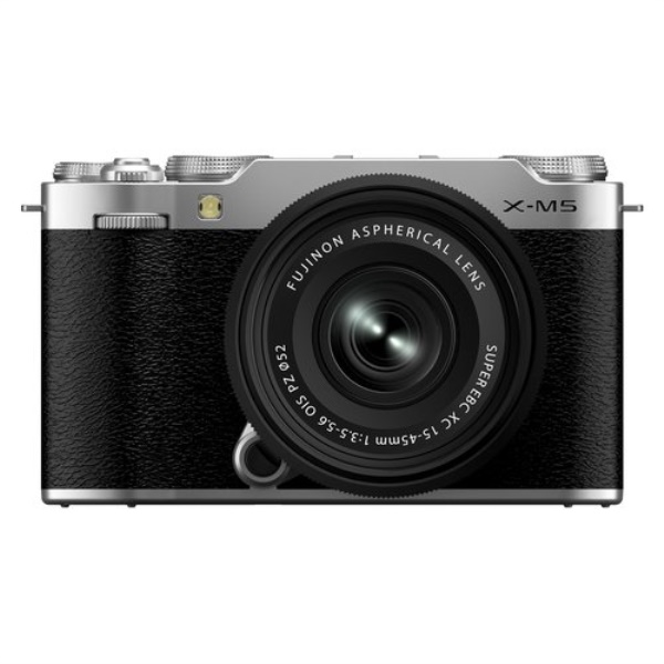 Fotocamera mirrorless Fujifilm 4180323 X M5 Kit XC 15 45mm Silver
