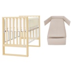 Italbaby - Set lettino infanzia Evolutivo Italbaby 070 1110 14 INFINITO Naturale 