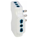 POLY POOL - Adattatore elettrico Poly Pool PP2353 Spaziozero Bianco