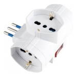 POLY POOL - Adattatore elettrico Poly Pool PP2385 Bianco