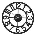 Lowell - Orologio da parete Lowell 21551N JUSTAMINUTE Nero