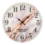 Lowell - Orologio da parete Lowell 21554 JUSTAMINUTE Marmo London Multicolor