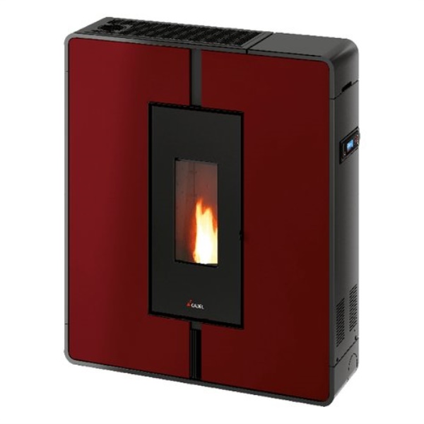 Stufa pellet Cadel 7020170 TILE PLUS 10 Rosso