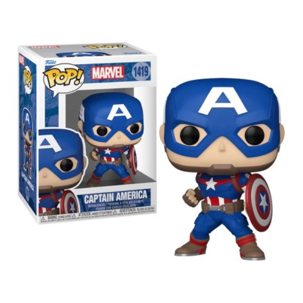 Personaggio collezione Funko 82497 POP MARVEL Captain America 1419