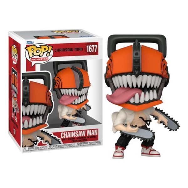 Personaggio collezione Funko 80324 POP ANIMATION Chainsaw Man with Cha