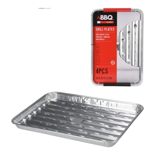 Vassoio grill Bbq DV5300230 per barbecue Silver